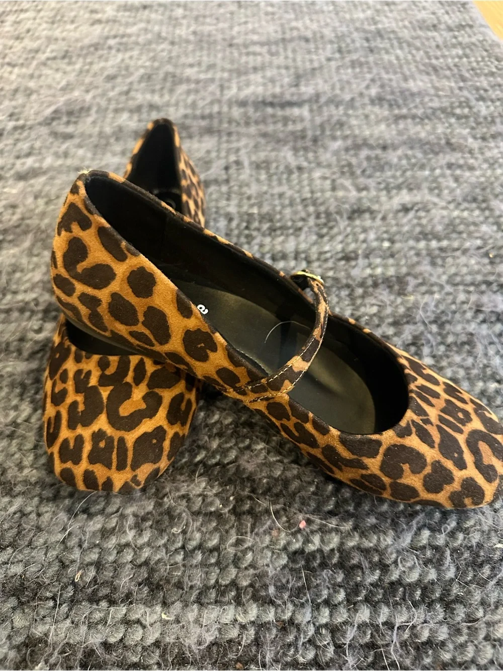 art class Leopard Print Mary Jane Kids Shoes - Brown & Black Leopard Print